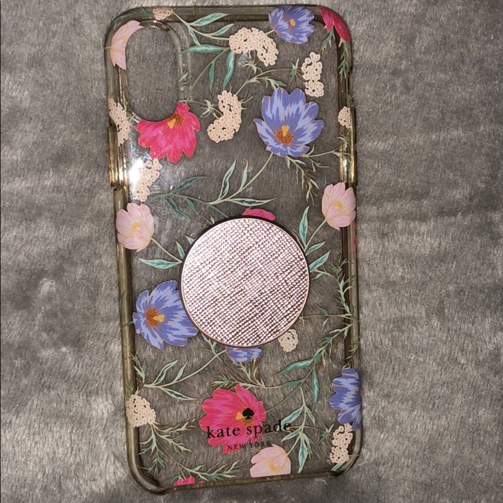 Kate Spade iPhone X case WITH pop socket